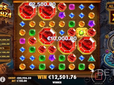 Слот Gems Bonanza — RTP 96.0%