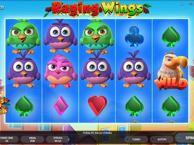 Игровой аппарат Raging Wings — Endorphina